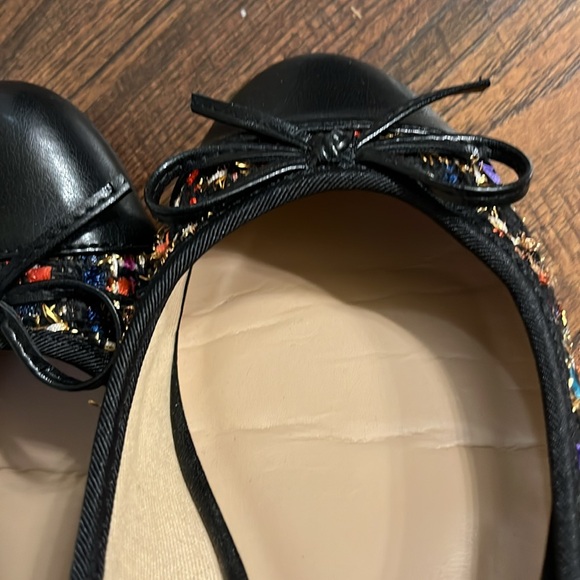 NWOT Bamboo Women’s Sweet-04 Tweed Flats Multi color Size 6 - Picture 8 of 12